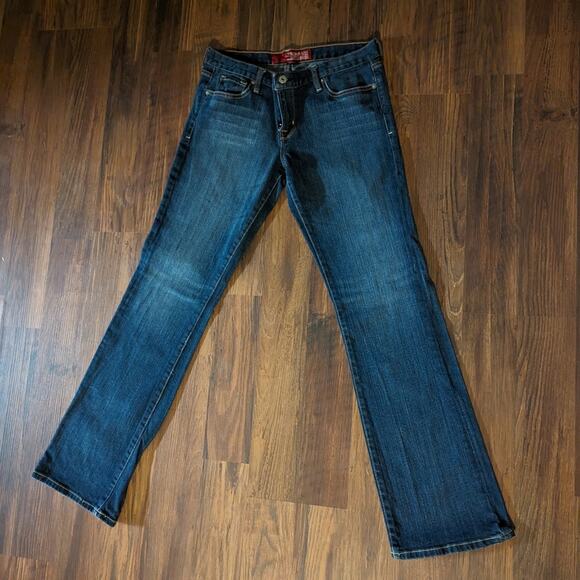 Guess Y2K style women's jeans size 30 Bootcut distressed med wash - Picture 9 of 9